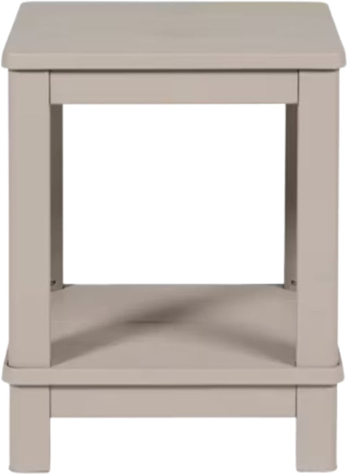 Keter Troy Deluxe Bijzettafel - 40.5x40.5x2cm - Soft Beige