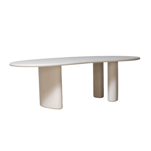 DÉJA Living Eettafel Gulli - Beige Composiet - 260x110x76cm