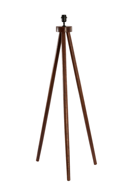Light & Living vloerlamp  - bruin - 52x52x122 cm