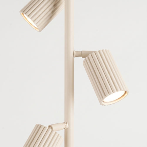 Sollux Lighting Vloerlamp KARBON 3 beige - 30x30x155cm