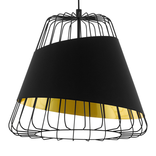 EGLO hanglamp Austell - e27 - ø 36 cm - zwart/goud - vtwonen shop