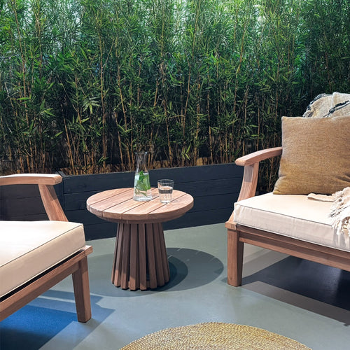 Livingfurn tuintafel Cindo - bruin - 50x50x40 - vtwonen shop