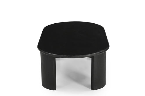 Giga Meubel Salontafel Maikel - Ovaal - Mangohout - 120cm