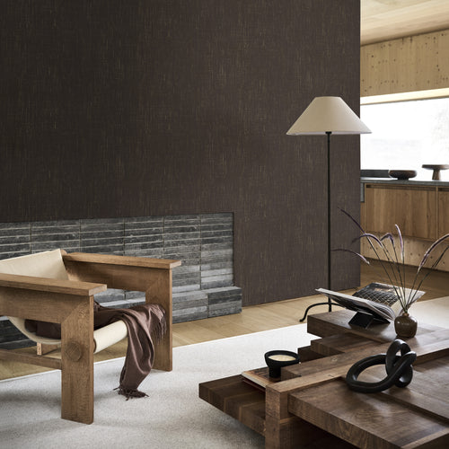 vtwonen vliesbehang - linnen ebony - 10mx53cm - vtwonen shop