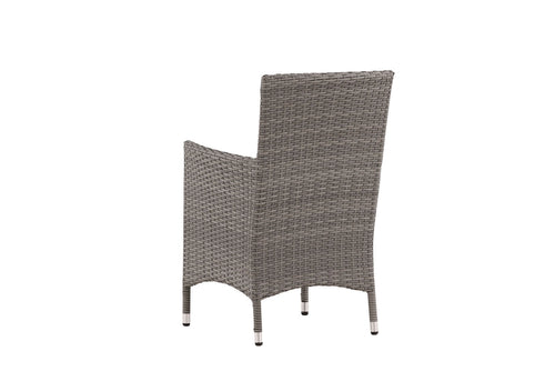 Rebellenclub Tuinstoel Malta - Set van 2 - Grijs