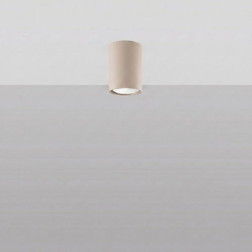 Sollux Lighting Plafondlamp LAGOS 10 taupe - 6x6x10cm