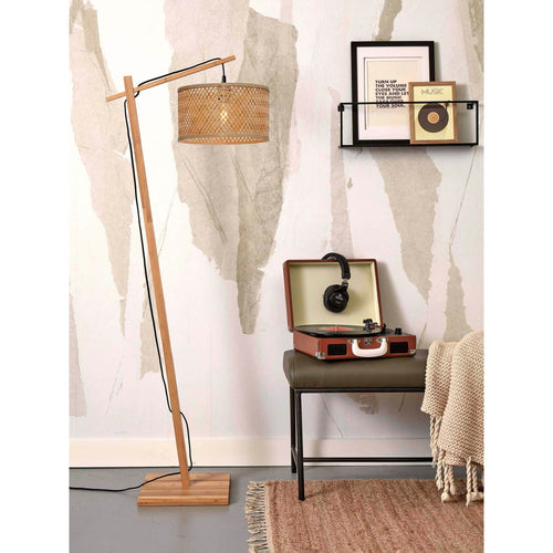 GOOD&MOJO vloerlamp Java - bruin - Ø32cm - vtwonen shop