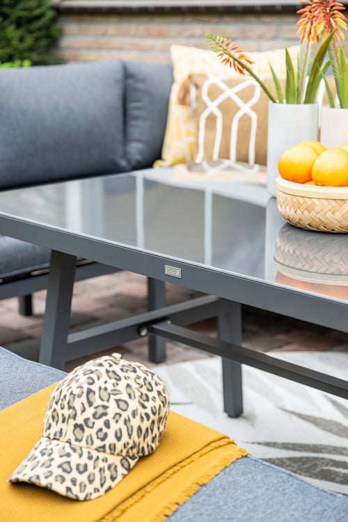 Garden Impressions Bleco II lounge-diningset-carbon black-reflex black