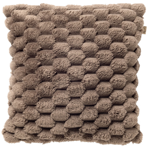VIVA - kussenhoes 45x45 cm - superzacht - 100% gerecycled - Driftwood - taupe
