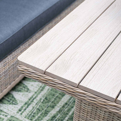Garden Impressions loungetafel Nova vintage willow 126,5x126,5 cm