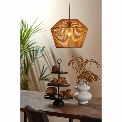 Light & Living hanglamp Caspian - zwart - Ø40cm - vtwonen shop