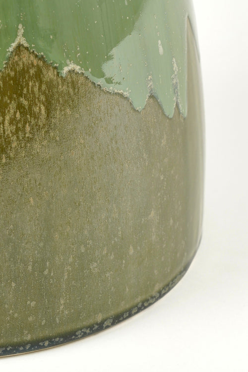 Mica Decorations Lucien Bijzettafel - H42 x Ø29 cm - Keramiek - Groen - vtwonen shop