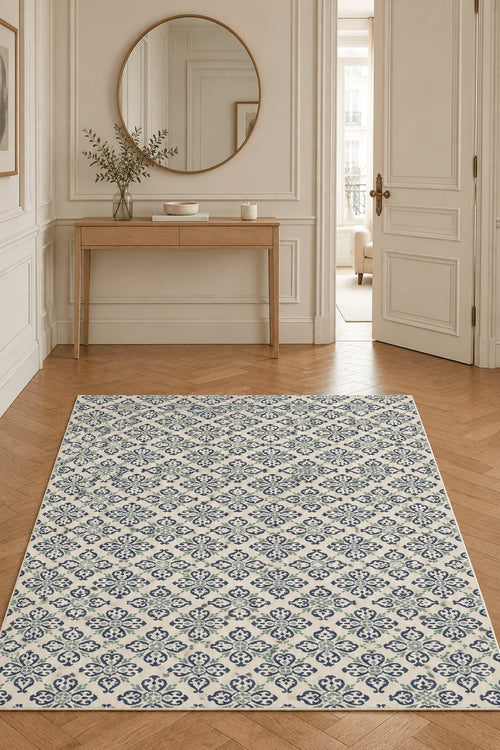 AFK Living vloerkleed  Sintra - voor binnen en buiten - blauw - 120 x 170 cm
