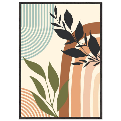 Artfulprints Poster met Lijst Boho – Natural tones   - 70x100 cm - Meerkleurig