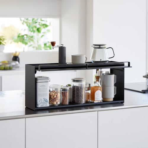 Yamazaki Aanrecht Organizer - Tower - Zwart - vtwonen shop