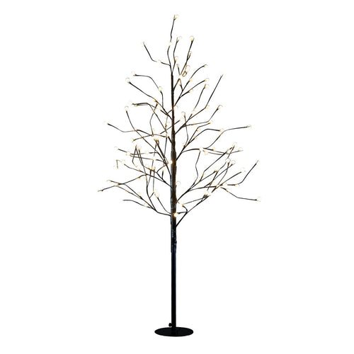 Luca Lighting Boom met Klassiek Witte LED Verlichting - H150 x Ø80 cm - Metaal - Zwart