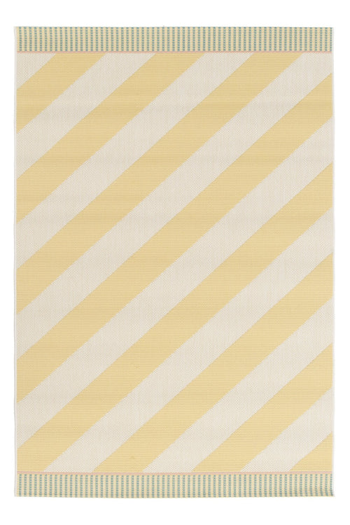 AFK Living vloerkleed Lagos - voor binnen en buiten - geel - 160 x 230 cm