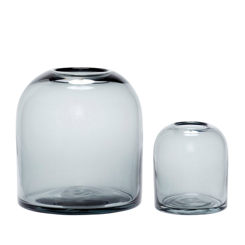 Hübsch vazen Dome - glas - ø12xh13, ø20xh21cm - vtwonen shop