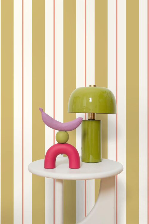 ESTAhome behang strepen okergeel en oranje - 50 x 900 cm - 131475 - vtwonen shop