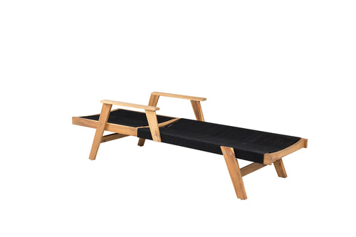 Rebellenclub Ligstoel Aros - Zwart - vtwonen shop