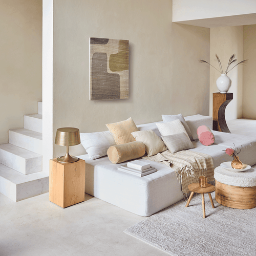 Urban Nature Culture wanddecoratie silk Labyrinth A Multi Co - 50x2x65cm - vtwonen shop