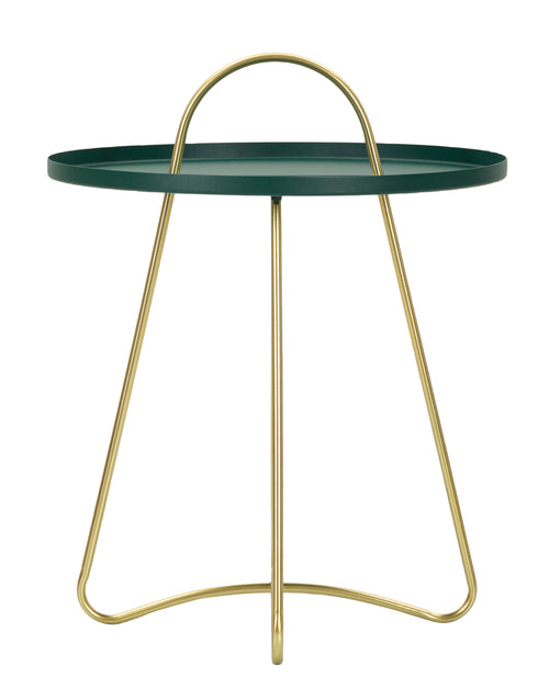 Mauro Ferretti bijzettafel - 45x59 cm - groen/goud