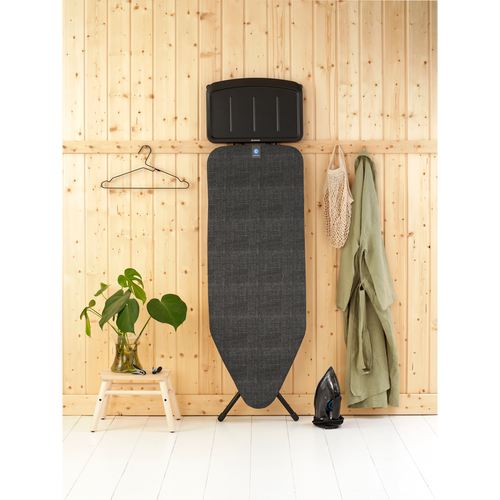Brabantia Strijkplank C - 124x45 - met solide stoomunithouder - denim grey - vtwonen shop