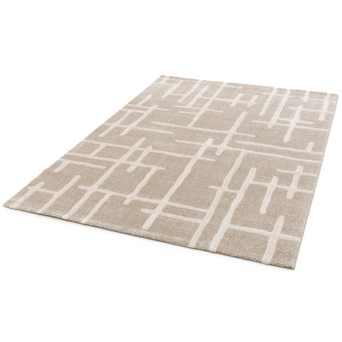 AFK Living vloerkleed  Esquiz - reliëfeffect - beige - 120 x 170 cm - vtwonen shop