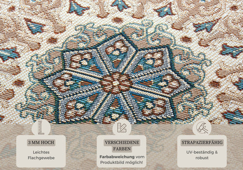 Hanse Home In- & Outdoor Carpet Kadi Grey Creame 200x285 cm