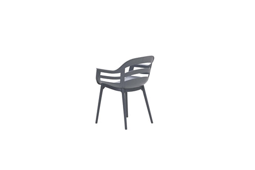 Garden Impressions Ceasar tuinstoelen set van 4 antraciet