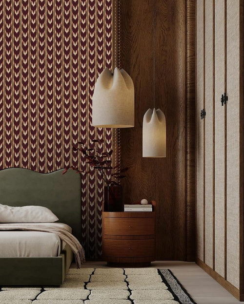 Catchii Behang Maison Artisan Ikat groen - vtwonen shop