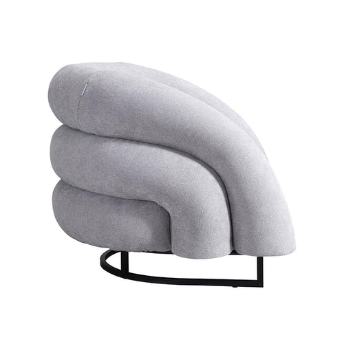 Home Deluxe fauteuil MACA fluweel stof beige - 95 x 73 x 88 cm - vtwonen shop