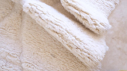 AFK Living vloerkleed Berber - handgemaakt - Wol - 210 x 281 cm