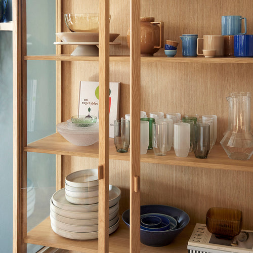 Hübsch kan Aster - glas - ø16xh25cm