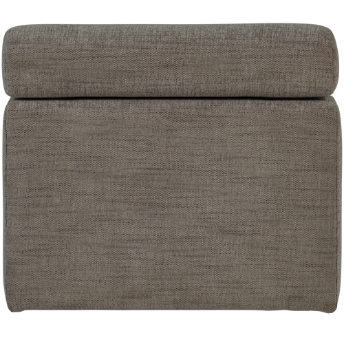 WOOOD 1-zits element bank Novi - Polyester - Grijs Melange - 86x82x113