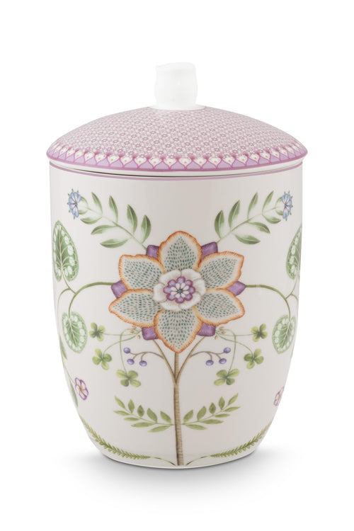 Pip Studio - Voorraadpot Lily & Lotus - Off-White - 1,5 liter