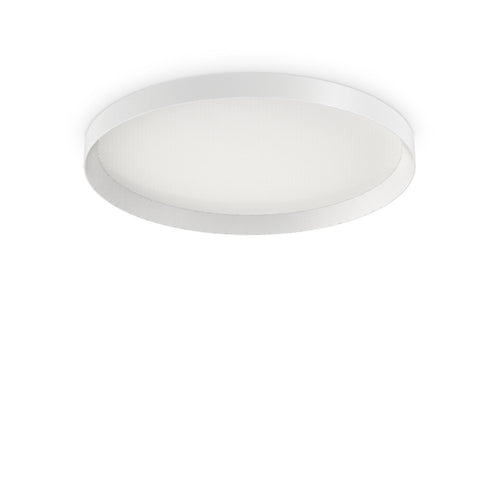 Decoratief Rond Simple Flush Wit, 4000K