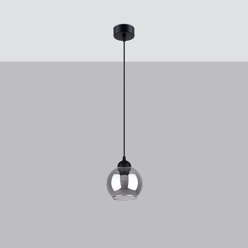 Sollux Lighting Hanglamp ALINO 1 zwart - 15x15x130cm