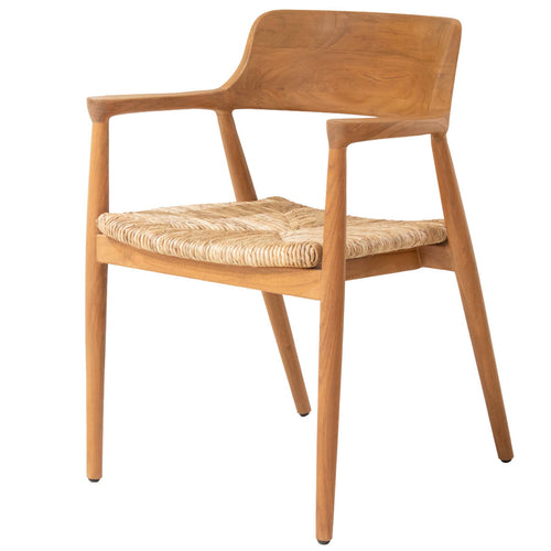 DÉJA Living Tuinstoel Lev - Naturel Hout - Set van 2