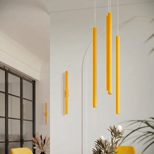 Sollux Lighting Wandlamp PASTELO 2 geel - 2,5x5x50cm