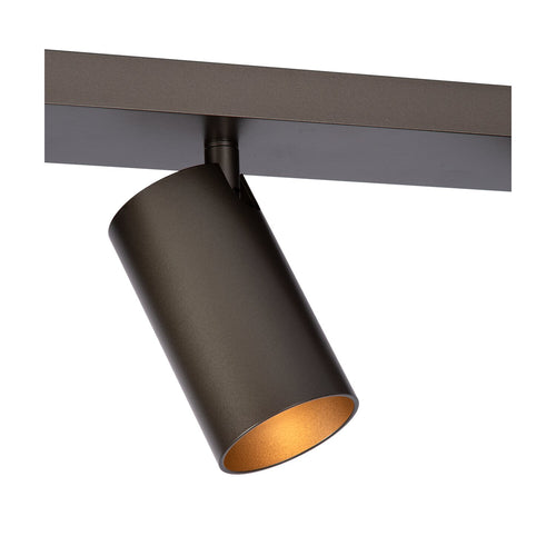 Atmooz plafondlamp Era 3 - brons - 42 x 13 x H 12 cm - GU10