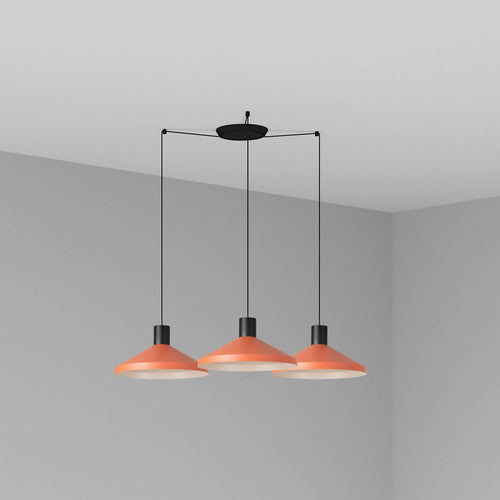 Faro KOMBO - Cluster hangende plafondlamp Oranje, E27