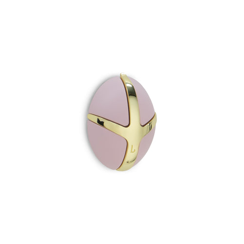 Spinder Design kapstok Tick - Pale Pink / Goud - 3 haken - vtwonen shop