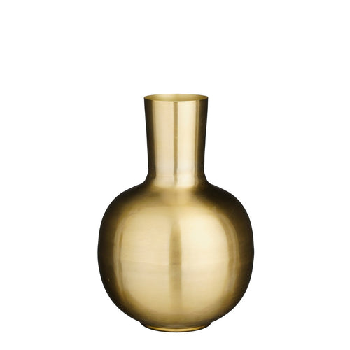 Mica Decorations Dara Vaas - H42 x Ø28 cm - Metaal - Goud