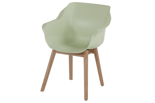 Hartman Tuinstoel Sophie - Mintgroen/Naturel - Set van 2 - vtwonen shop