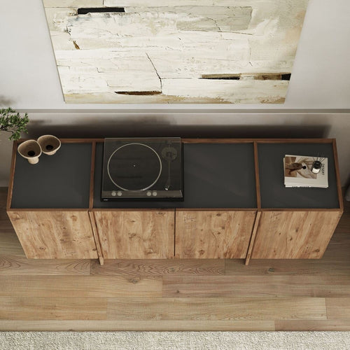 Calicosy - Dressoir ARVEN - Licht hout 180x45x80 cm