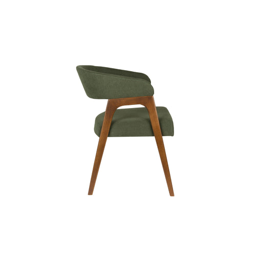 Dutchbone Adamello Eetkamerstoelen  Groen - Set van 2 - vtwonen shop