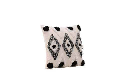 Rebellenclub Kussen Nuta - Zwart/wit - vtwonen shop