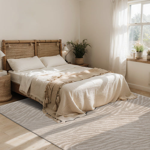 AFK Living vloerkleed Avalon - reliëfeffect - beige - 120 x 170 cm - vtwonen shop