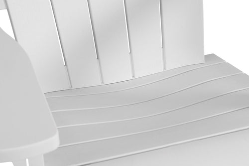 Keter Troy Adirondack Tuinstoel - 85x80x96,5cm - Wit